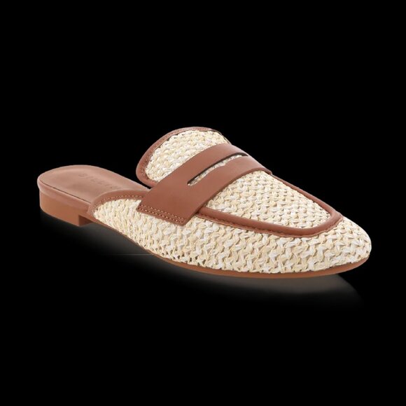 Billini Emberlee Mules - Natural Raffia Tan/NWT/10 - Picture 1 of 14